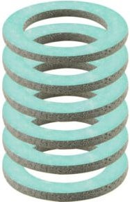 Oventrop Dichtungsringe Set für G1, 5 Stück, Farbe: Türkis, Maße: d= 30 x d= 21 x 2 mm - Bild 1