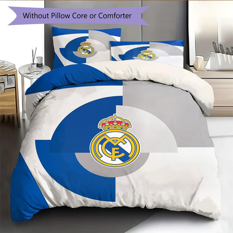 Real Madrid CF Bettwäsche Set mit Reißverschluss, B/H: 140 x 200 cm - Bild 4