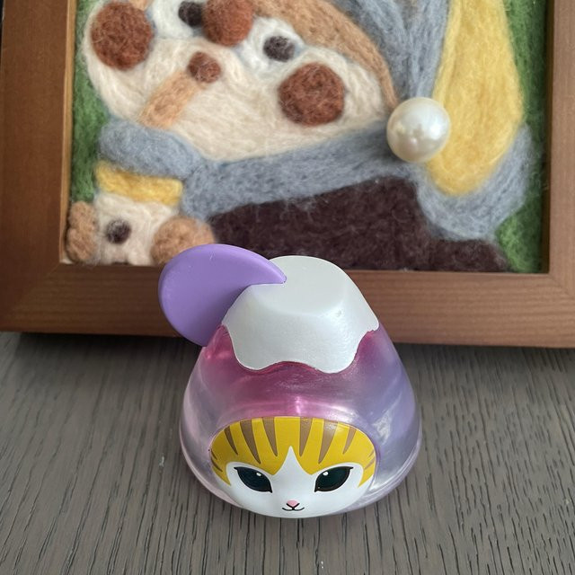 Mofusand Daruma Glückskatze Wackel-Schreibtisch-Dekoration Actionfigur - Bild 1