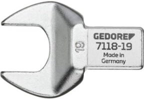 Gedore Einsteckmaulschlüssel SE 14x18 in Silber aus Chrom-Vanadium-Stahl - Bild 1