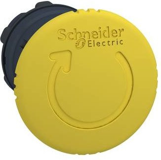 Schneider Electric ZB5AS55 Drucktaster-Frontelement in Gelb mit IP66 Schutzart - Bild 1