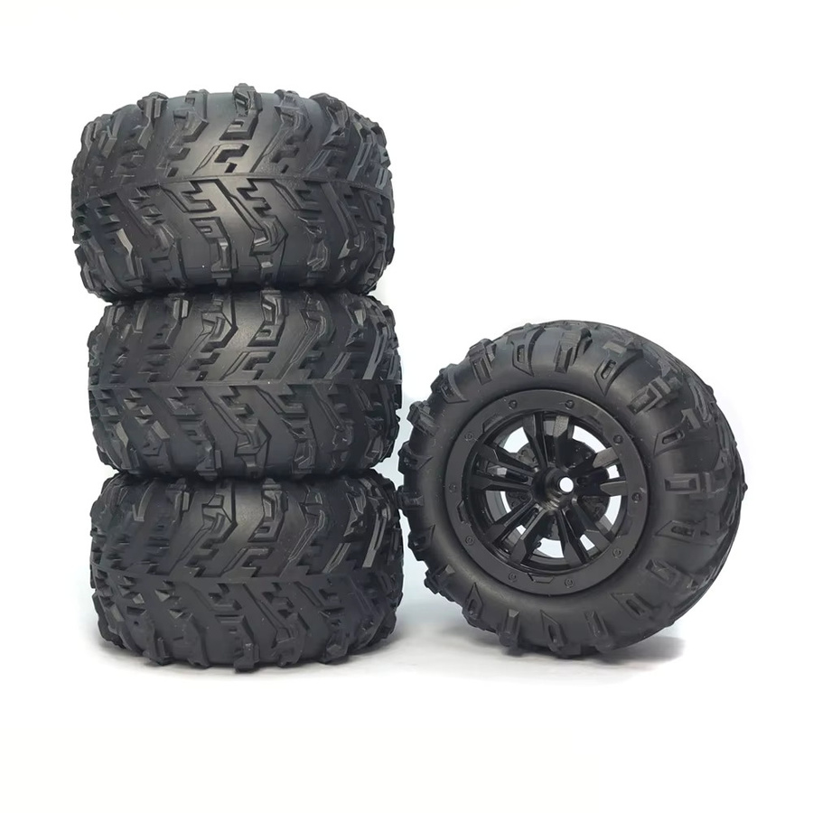 YSIDO RC Gummi Schnee Offroad Rad Reifen, Schwarz - Bild 3