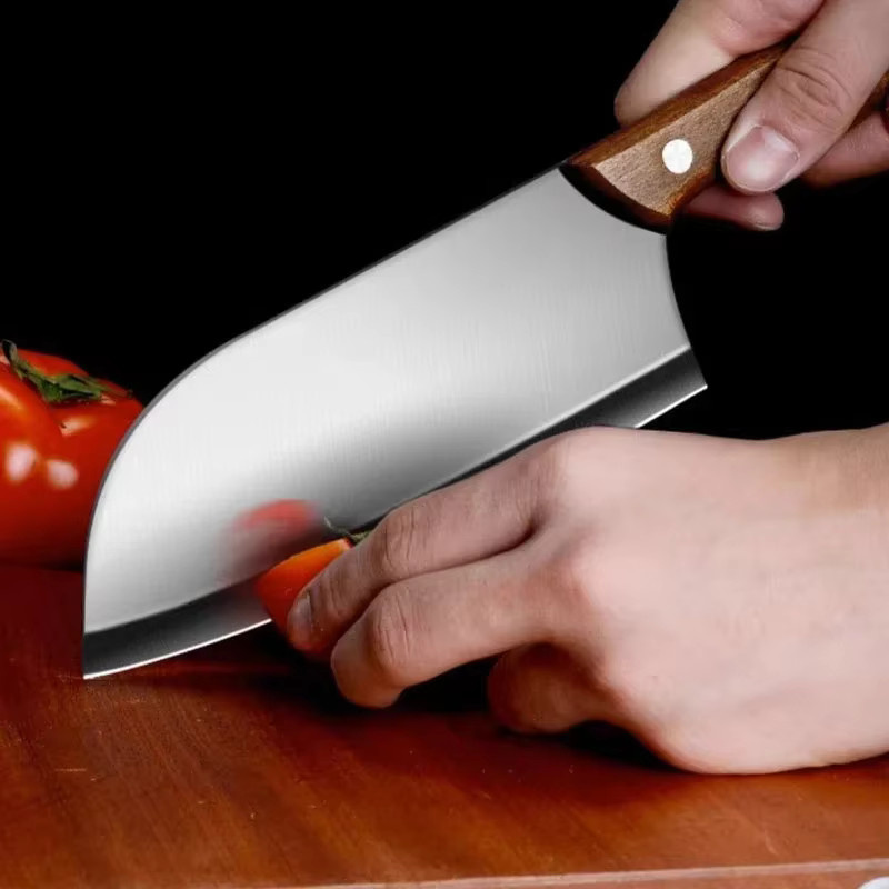 WXCOO Küchenmesser als Ausbeinmesser für Fisch, Fleisch, Gemüse und Obst mit Holzgriff - Bild 5