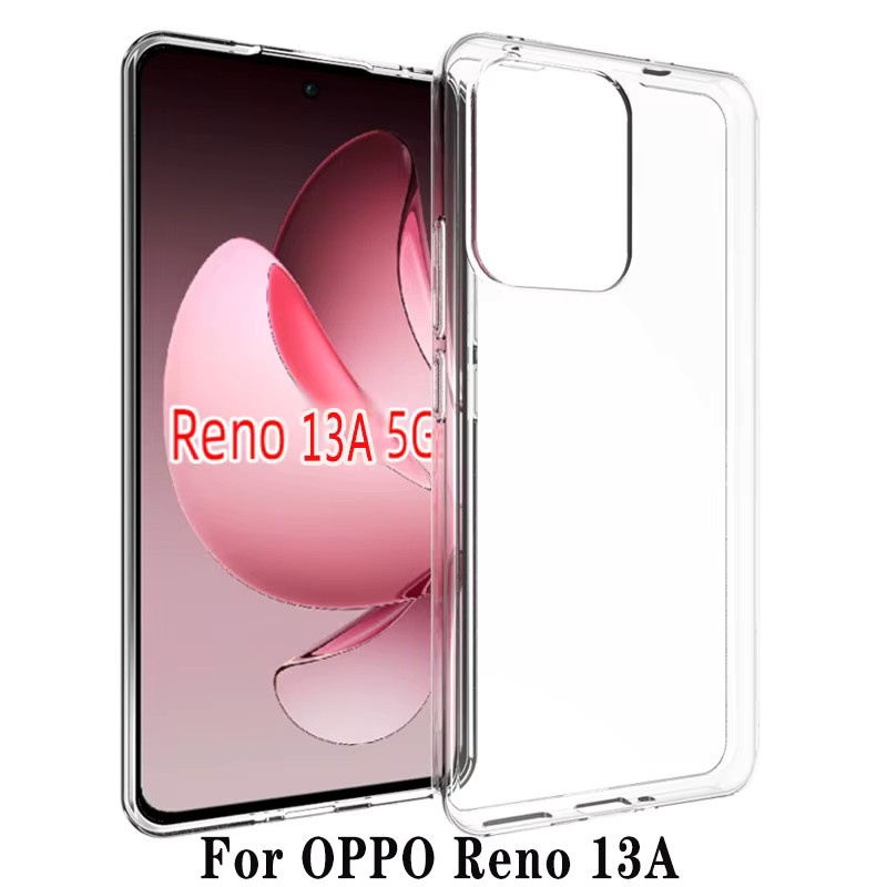 Transparente Silikon-Handyhülle für Oppo Reno 13A CPH2699 5G, ultradünne Schutzhülle - Bild 2