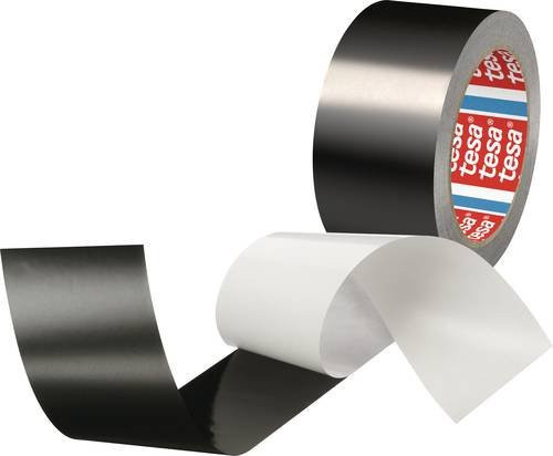 tesa Aluminium-Klebeband Schwarz matt, Breite: 50 mm, Länge: 25 m - Bild 1