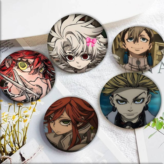 MINISO Brosche, Anime Comic Gachiakuta, Emaille, Rund - Bild 1