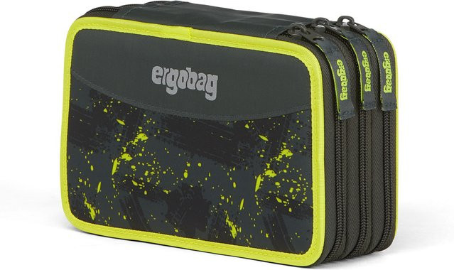 ergobag Maxi-Mäppchen MähdreschBär mit 3 Fächern in Grau und Multicolour - Bild 1