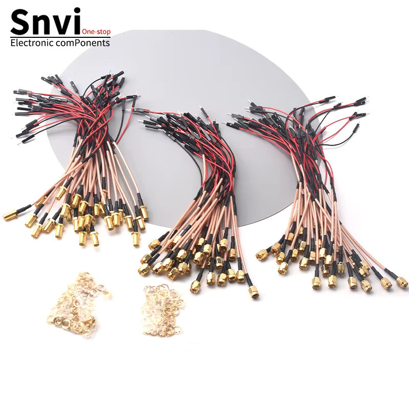 SNVI SMA-Adapterkabel 1-zu-2 Testkabel mit SMA-Stecker und SMA-Buchse auf Dupont 2,54-Buchse in Gold - Bild 4