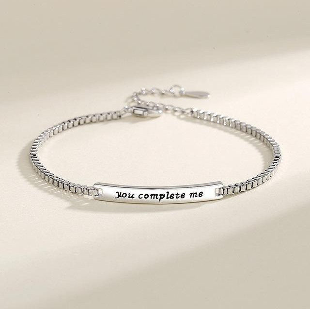 Paar-Armband Kupferlegierung, Weiß, Unisex - Bild 1