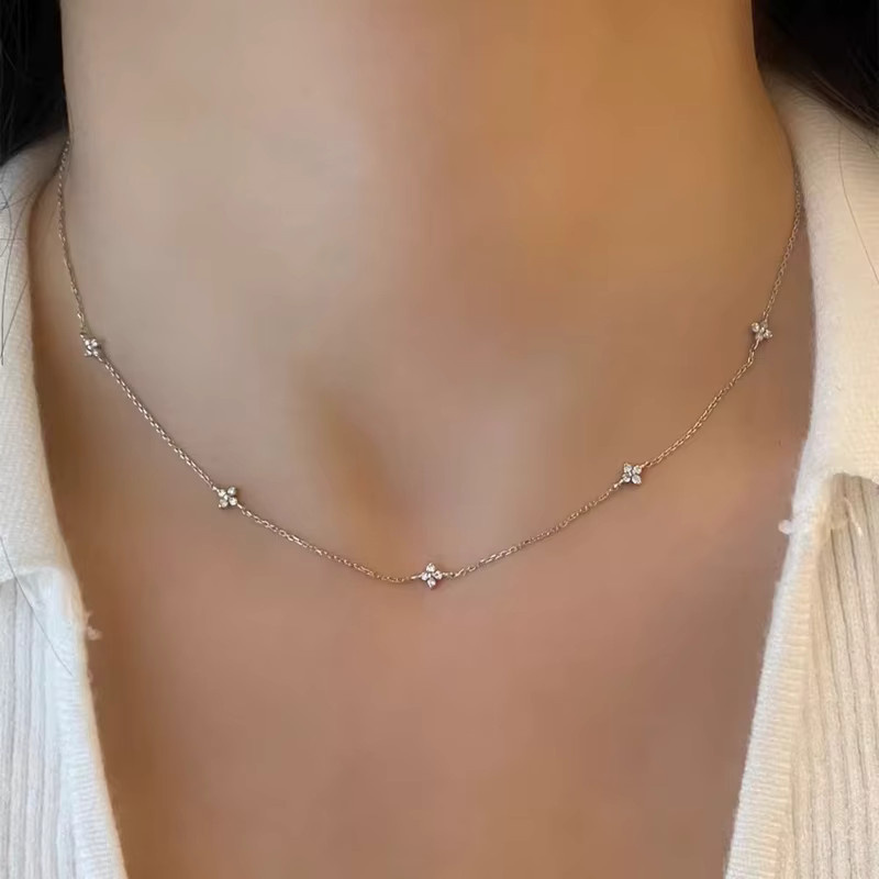OBEAR Halskette, 925 Silber, Gold, Zirkonia, Damen - Bild 2