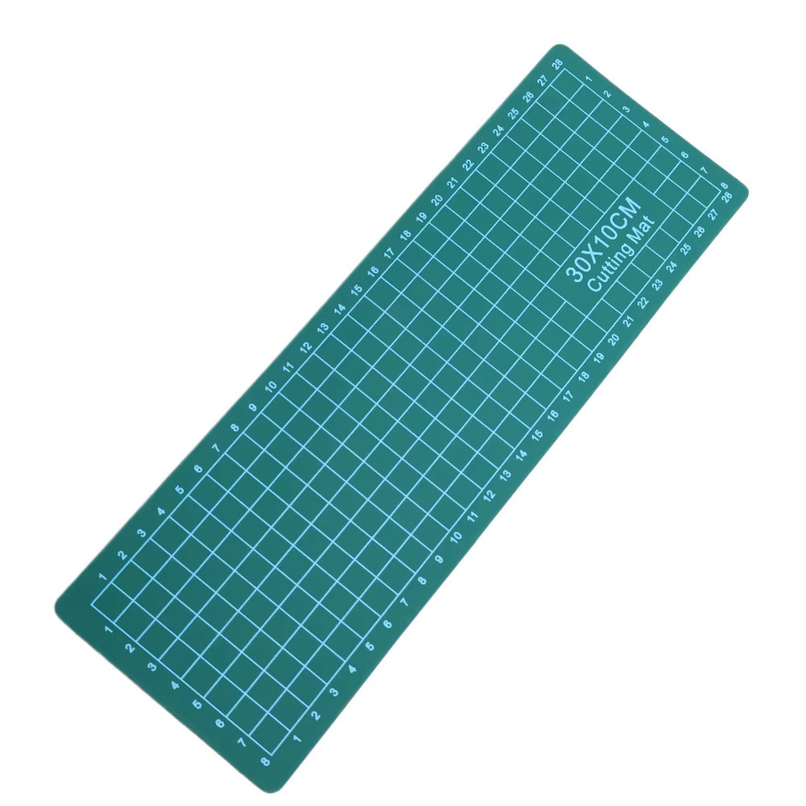 QIANKONG Selbstheilende Schneidematte aus PVC, doppelseitig, Grün, Breite: 30 cm, Tiefe: 10 cm - Bild 3