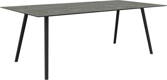 Stern Tisch Interno mit Silverstar 2.0 Flint Tischplatte, Aluminium anthrazit, B: 220 cm, T: 100 cm - Bild 1