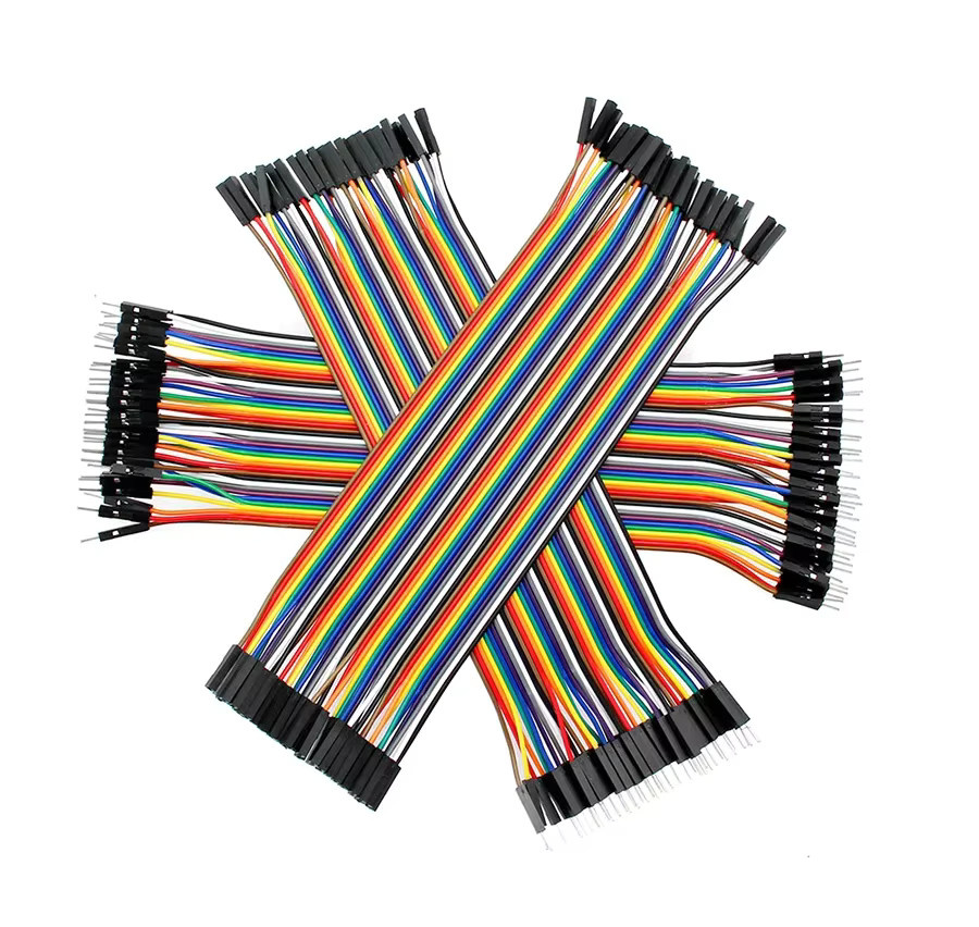 40PIN Dupont Jumper Kabel Set in Mehrfarbig mit Stecker auf Stecker, Buchse auf Buchse und Stecker auf Buchse für Arduino DIY Kits in 10 cm, 20 cm und 30 cm Länge - Bild 2