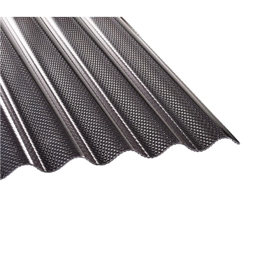 T&J Tejemacro PC-Lichtwellplatte aus Polycarbonat, Lichtgrau, B: 104,5 cm, H: 250,0 cm, Tiefe: 0,28 cm - Bild 2