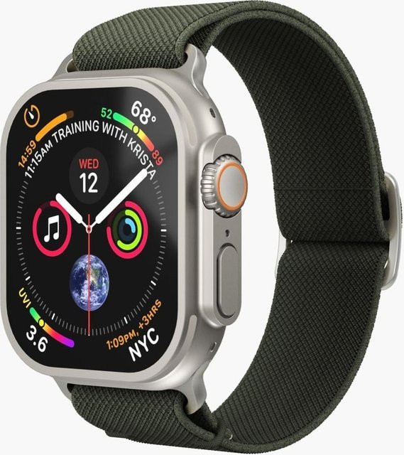 Vonmählen Uhrenarmband Classic Nylon Loop, Olive, Unisex - Bild 1
