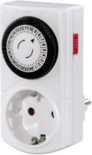 Hama Mechanische Tages-Zeitschaltuhr Mini in Weiß 00121950 - Bild 2