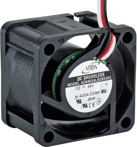 ADDA Axiallüfter AD04024LB285302 24 V/DC Schwarz B/T/H: 40 x 40 x 28 mm - Bild 1