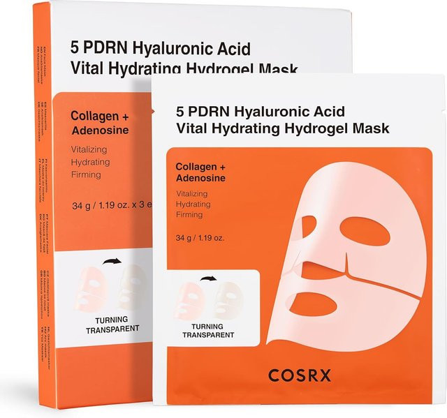 COSRX 5 PDRN Hyaluronsäure Hydrogelmaske, 3x 34g, Unisex - Bild 1