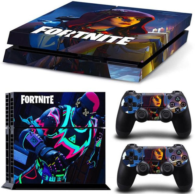 Discover Intime Fortnite Aktivitätskonsole Aufkleber für PlayStation 4 und Controller in Multicolor - Bild 1