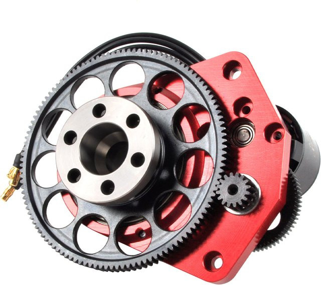 RC-Motor Elektrischer Anlasser On-Board-Auto-Starter für DLE120 Benzinmotor RC-Modellflugzeug, Zubehör, Metall - Bild 1