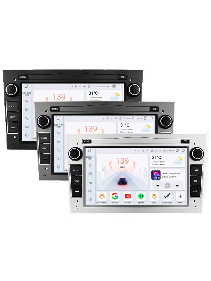 Hizpo Android Autoradio mit 7 Zoll Display, Carplay, GPS und 4G für Opel Astra H G J, Zafira B, Corsa C D, Antara, Vectra und Vivaro, Schwarz - Bild 5