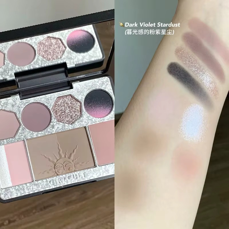 Girlcult All-in-One Gesichtspalette, Bronzer, Highlighter, Rouge, Lidschatten & Konturierung - Bild 5