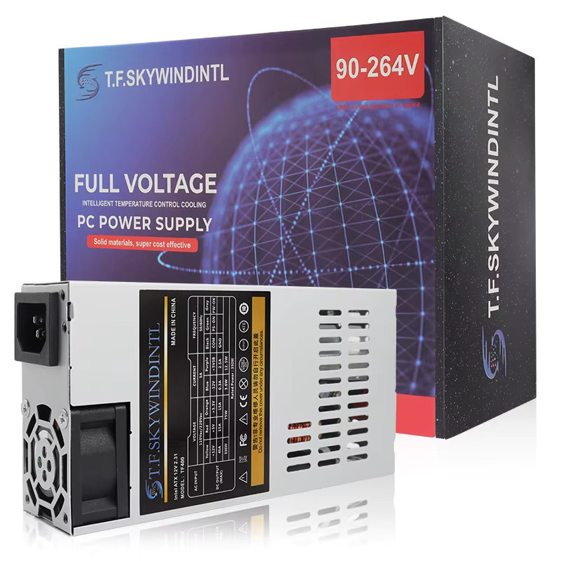 T.F.SKYWINDINTL 1U Flex Netzteil 350W in Silber für POS-Geräte, Industrie-PCs, Mini-ITX und Gaming Desktop-Computer mit geräuscharmem Lüfter - Bild 6