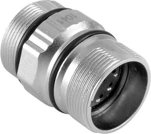 Amphenol MotionGrade™ Rundstecker MA1JAE1200 mit 12 Polen in Silber - Bild 1