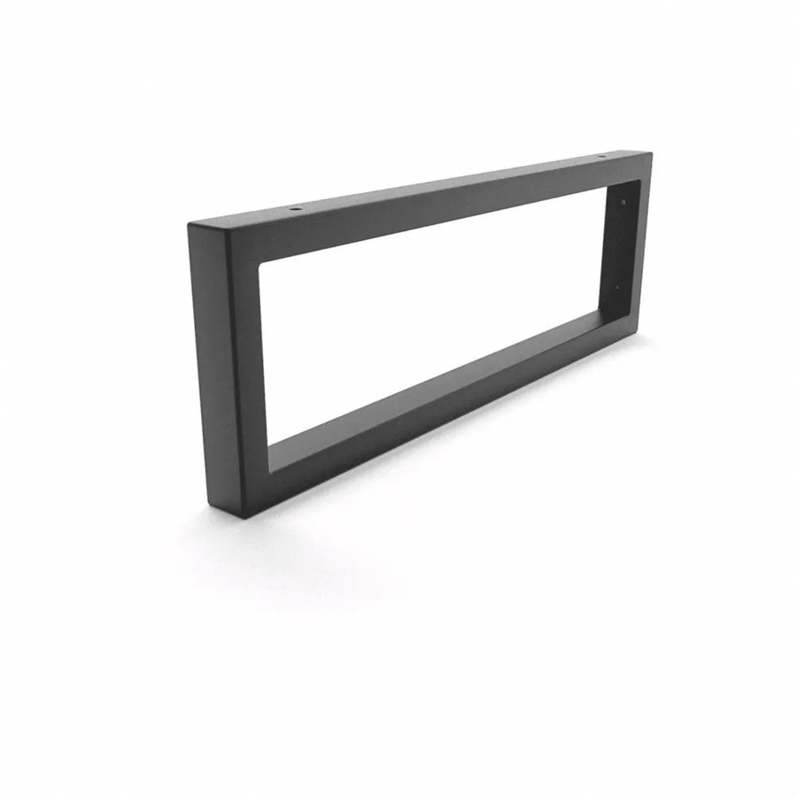 HEVVA Waschtischhalterung RHEIN Schwarz Matt, Höhe: 15 cm, Tiefe: 45 cm - Bild 2