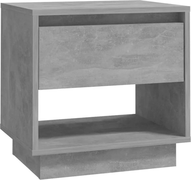 vidaXL Nachttisch in Betongrau aus Holzwerkstoff, B/T/H: 45 x 34 x 44 cm - Bild 1