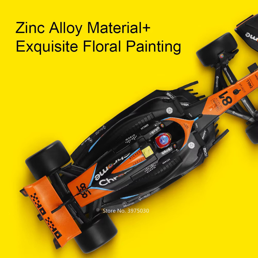 caipo McLaren MCL60 Miniatur-Auto, 1:24, Metall, mit drehbaren Rädern - Bild 2