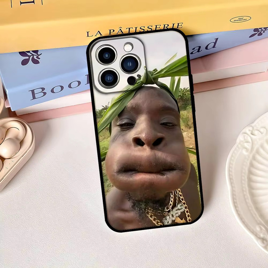 Mesuca Handyhülle mit lustigem Motiv für iPhone 11 bis iPhone 17 Pro Max, Schwarz - Bild 6