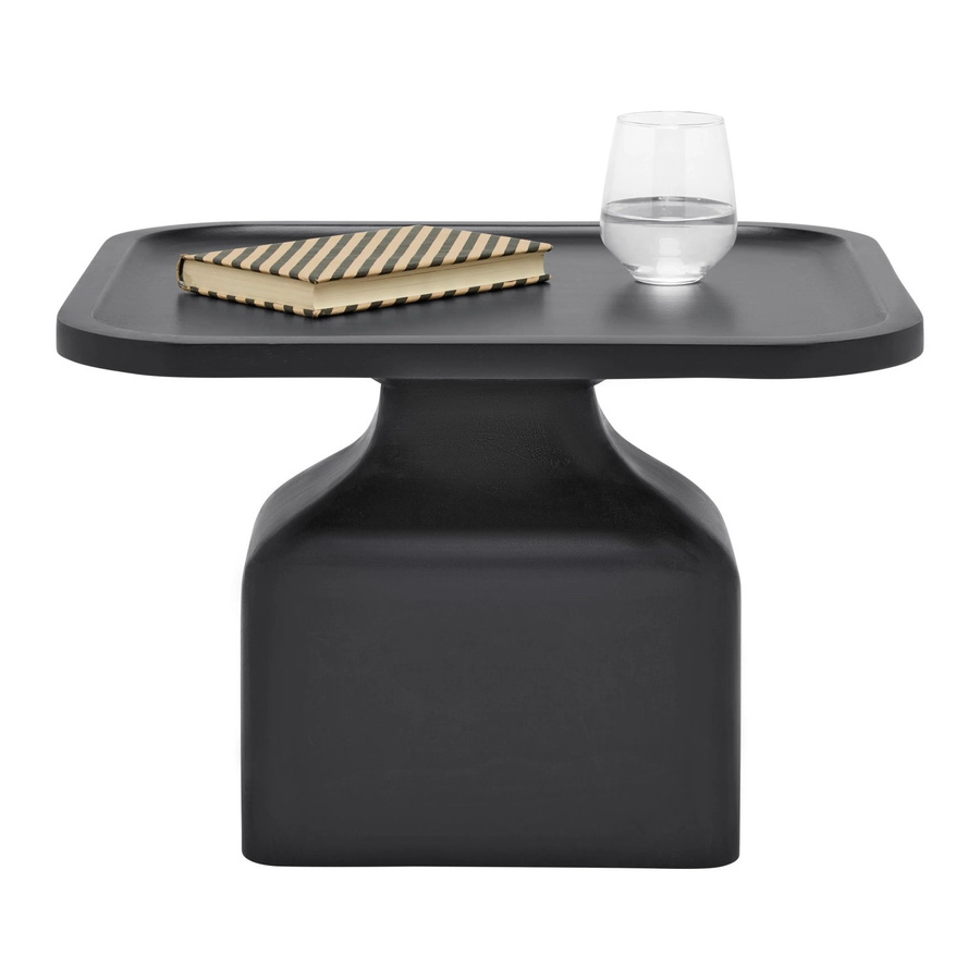 Premium Living Beistelltisch Noir Schwarz aus Mango-Holz, B/T/H: 45,0 x 35,0 x 50,0 cm - Bild 2