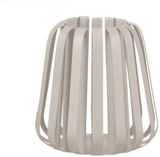 Mömax Windlicht Luisa in Sandfarben aus Keramik und Metall für Tealight oder Stumpenkerzen - Bild 1