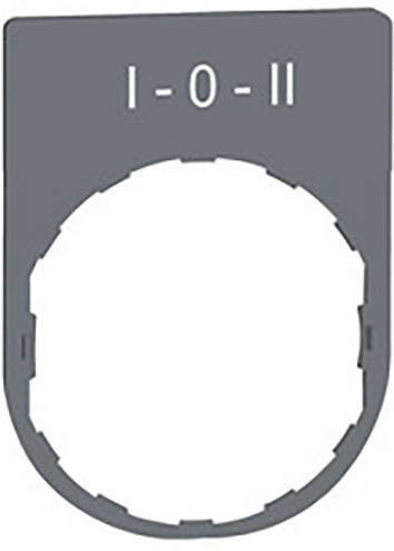Schneider Electric Schildträger ZBYP2186C0, Grau, 10 Stück - Bild 1