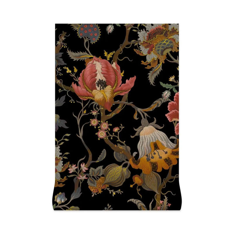 House of Hackney Wandtattoo Artemis Mural in Schwarz und Multicolour mit floralem Botanical Design - Bild 4