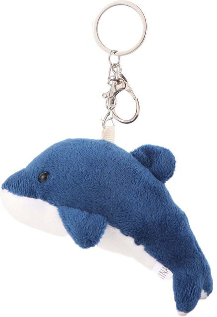 Binchi Fitness Taschenanhänger Delfin Plüschtier, dunkelblau, Unisex - Bild 1