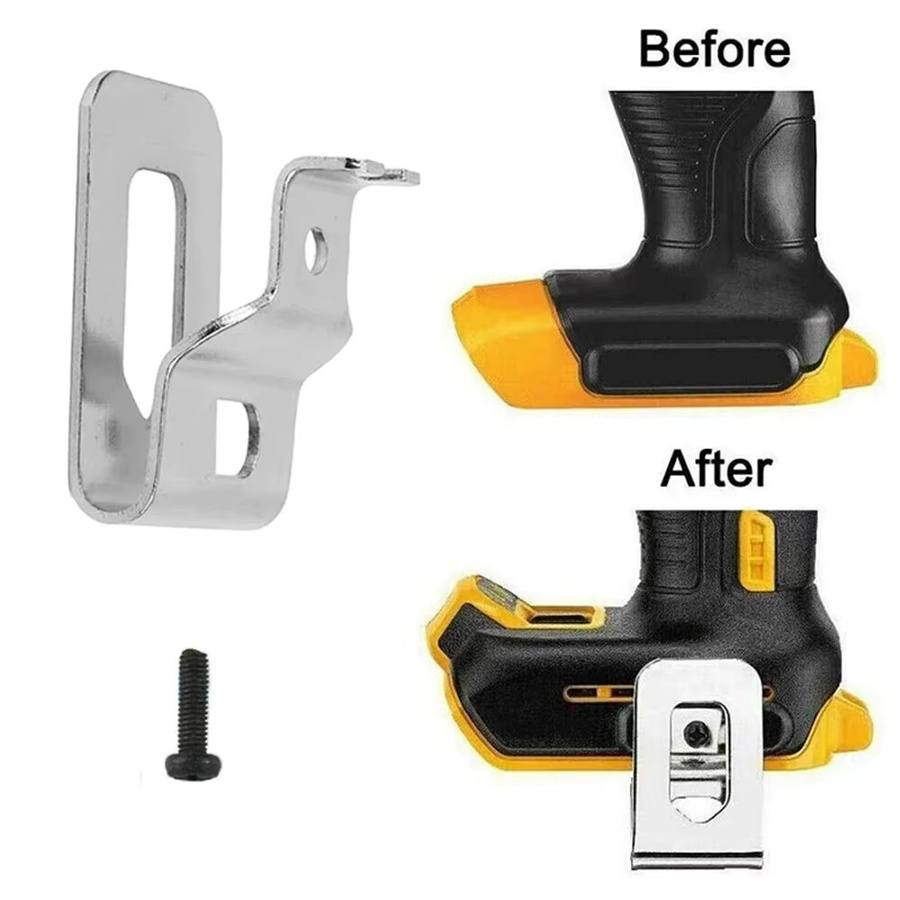 2er-Set Elektrische Bohrer Gürtel Clip Haken für DeWalt 20V Bohrer und Schlagschrauber Zubehör N268241 N169778 DCD980 - Bild 2