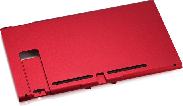 Nintendo Switch JoyCon Ersatzgehäuse aus Metalllegierung für die Rückschale in Blau und Rot - Bild 1