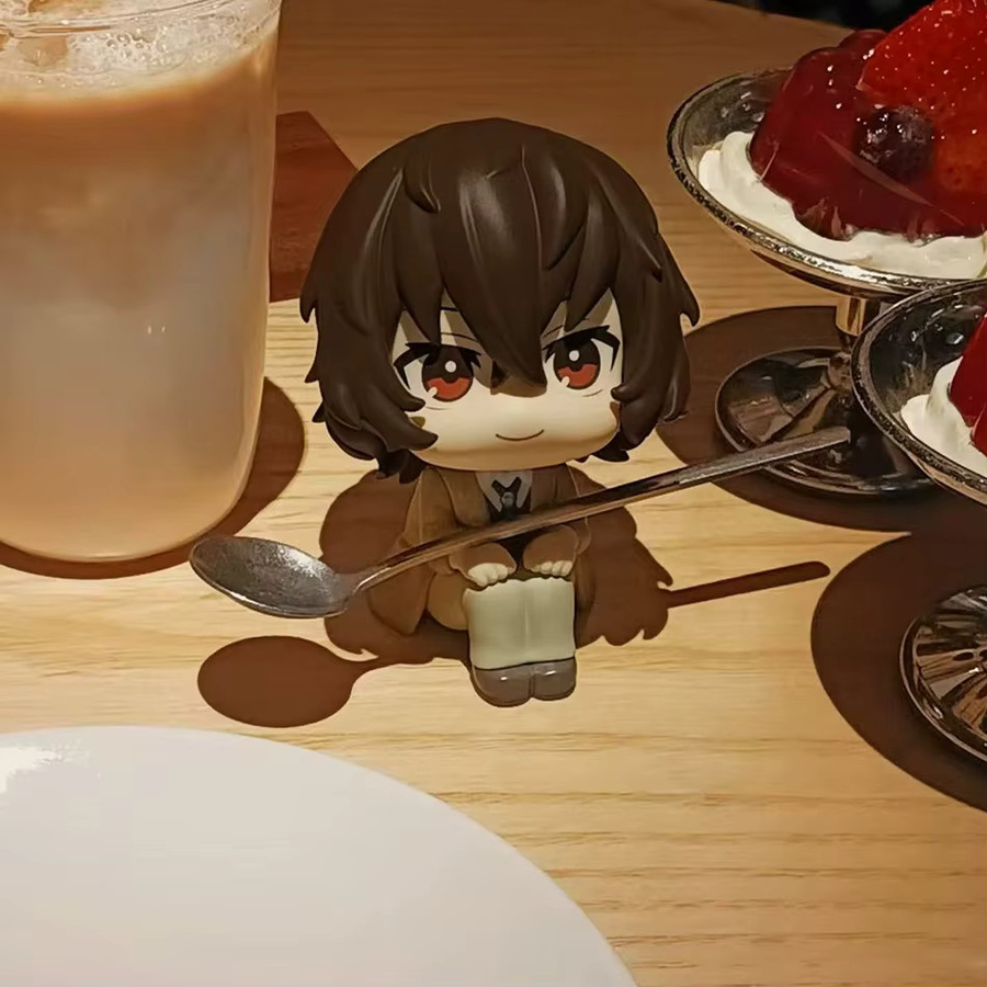 Bandai Bungou Stray Dogs Nakajima Atsushi & Dazai Osamu Q-Version Actionfiguren, Einzelfigur, Kunststoff, Bunt / Mehrfarbig - Bild 4