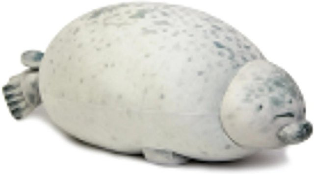 Blob Robbenkissen Mutter mit Vier Robbenkindern, Stofftier Kissen, 20cm - Bild 1
