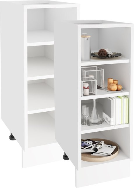 VCM Küchenregal weiß H 82 x B 30 x T 44 cm - Bild 1