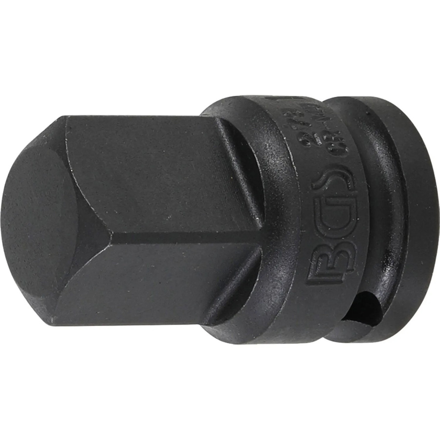 BGS Kraft-Steckschlüssel-Adapter aus Chrom-Molybdän-Stahl mit Innenvierkant 12,5 mm (1/2 Zoll) und Außenvierkant 20 mm (3/4 Zoll) - Bild 2