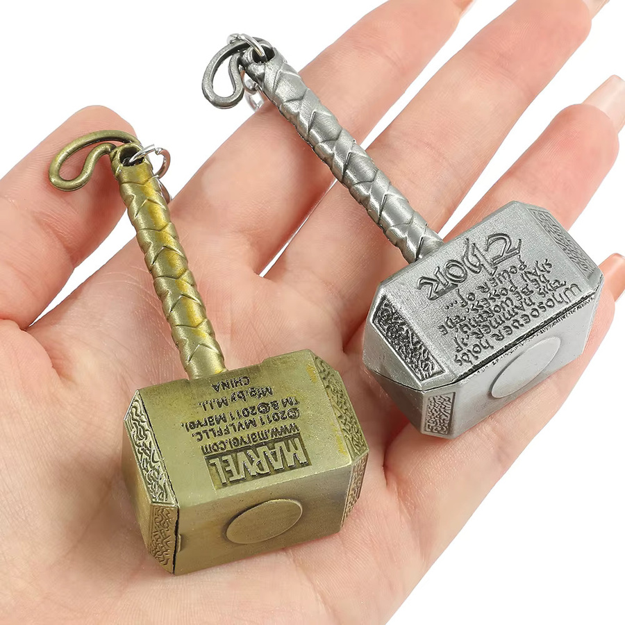 Marvel Anhänger Mjolnir Thors Hammer, Silber, Herren - Bild 2