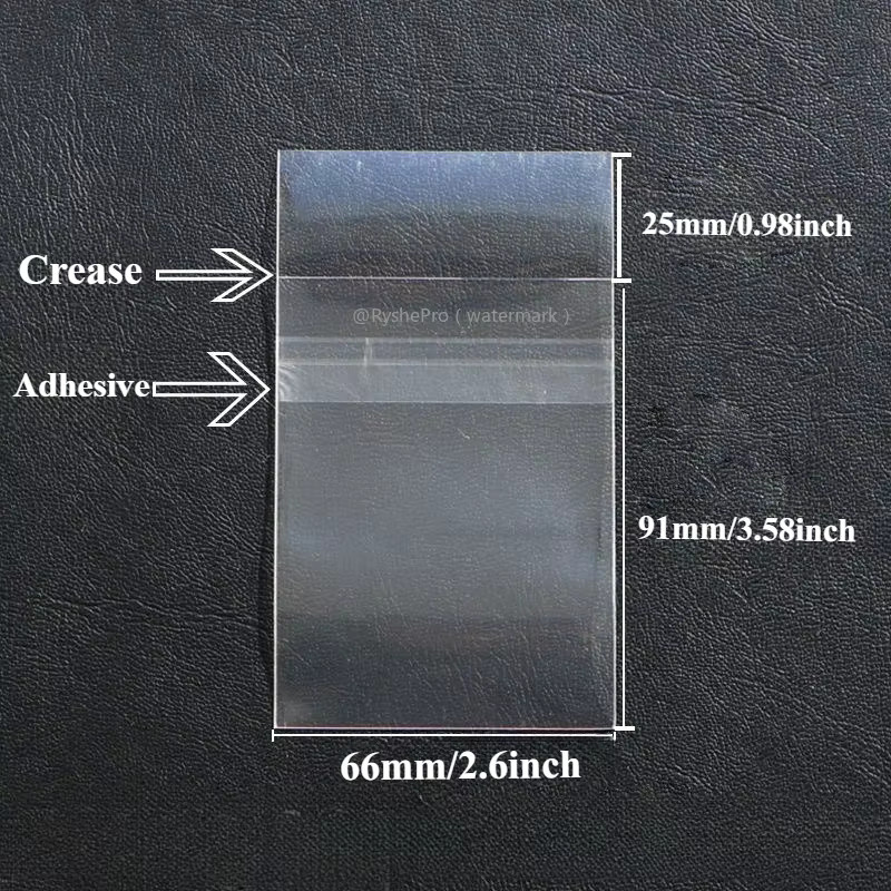 RyshePro Kartenhüllen, transparent, 50 Stück, Zubehör - Bild 2