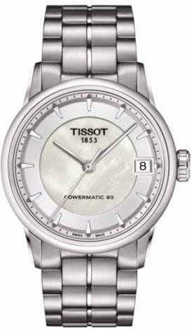 Tissot Armbanduhr Automatik, Edelstahl, 33 mm, Weiß, Datum - Bild 1