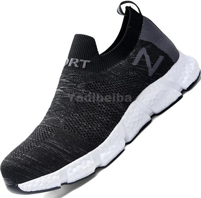 Avant-garde Sicherheitsschuhe mit Stahlkappe und durchtrittsicherer Sohle für Männer und Frauen, leichte Arbeits-Sneaker in Schwarz, Größe 40 - Bild 1