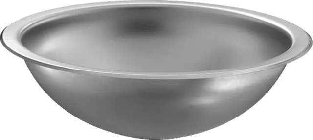 Delabie Einbaubecken HEMI rund aus Edelstahl 1.4301 in Silber, Durchmesser: 31 cm - Bild 1