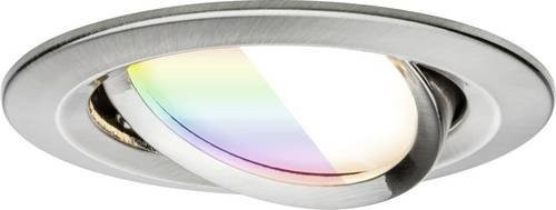 Paulmann 92439 LED-Einbauleuchte RGBW, dimmbar, rund, Silber - Bild 1