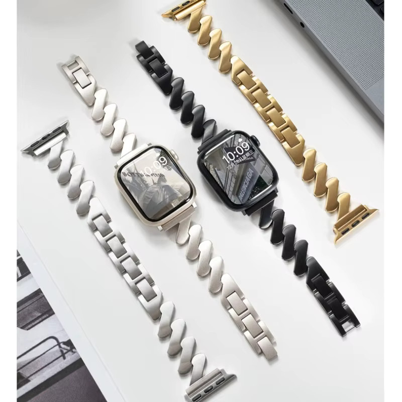 JBAILI Uhrenarmband Legierung, Silber, Damen - Bild 4